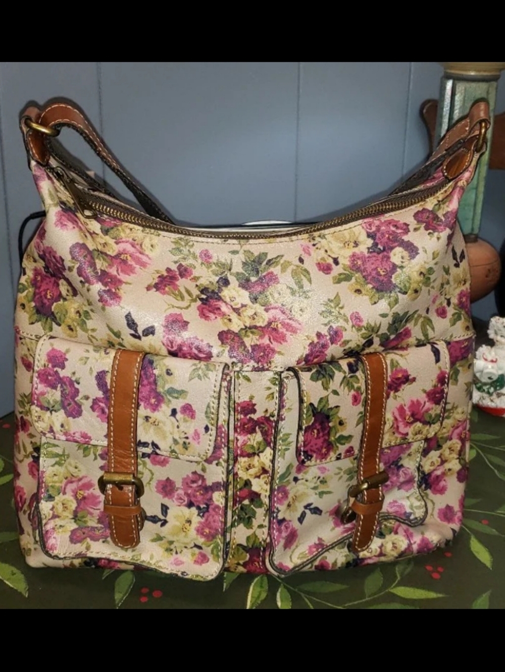 Patricia Nash Floral Print PurseAntique Rose Floral Print